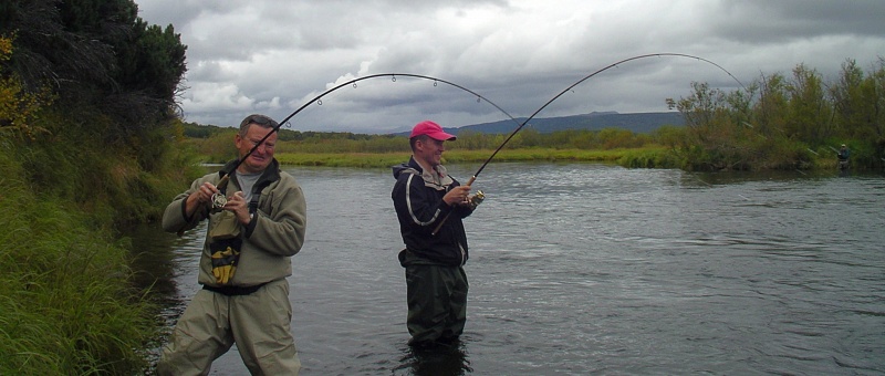 Рыбалка на реке Озерная